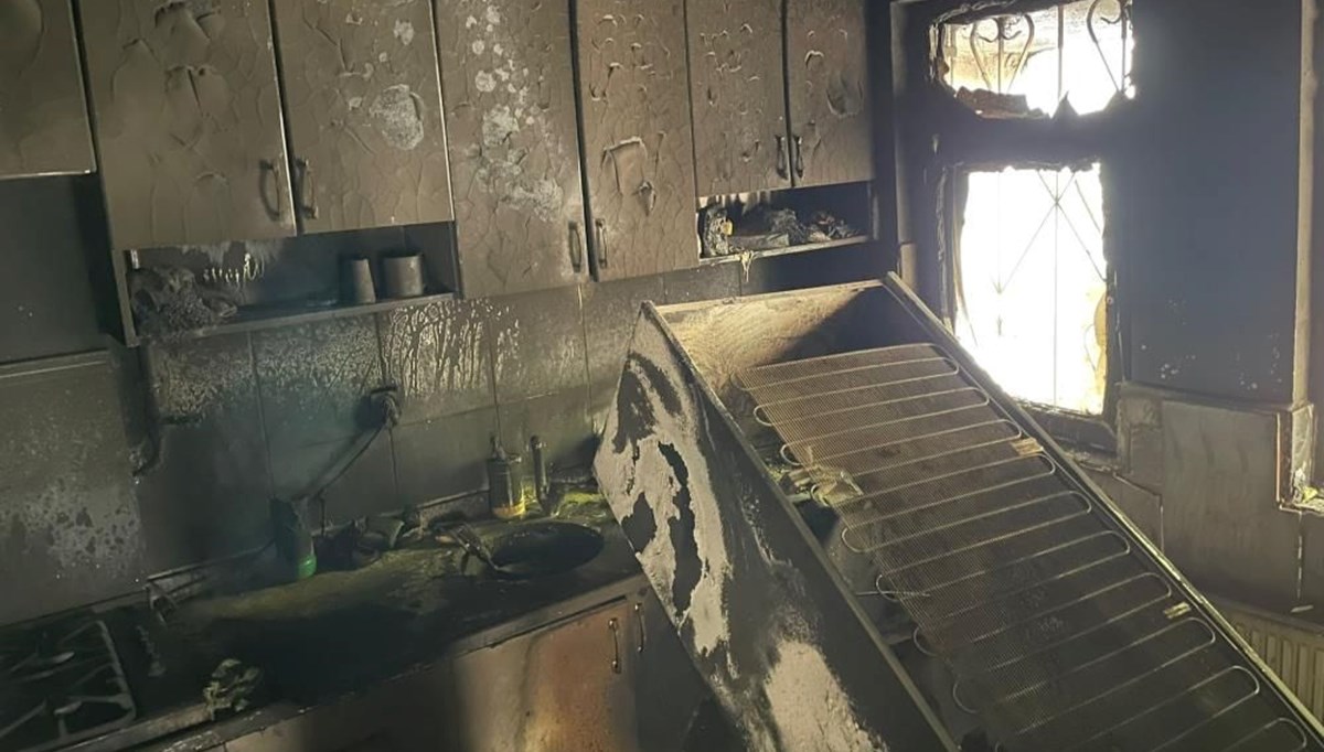 Bingöl’de ev alevlere teslim oldu Bingöl’de ev alevlere teslim oldu