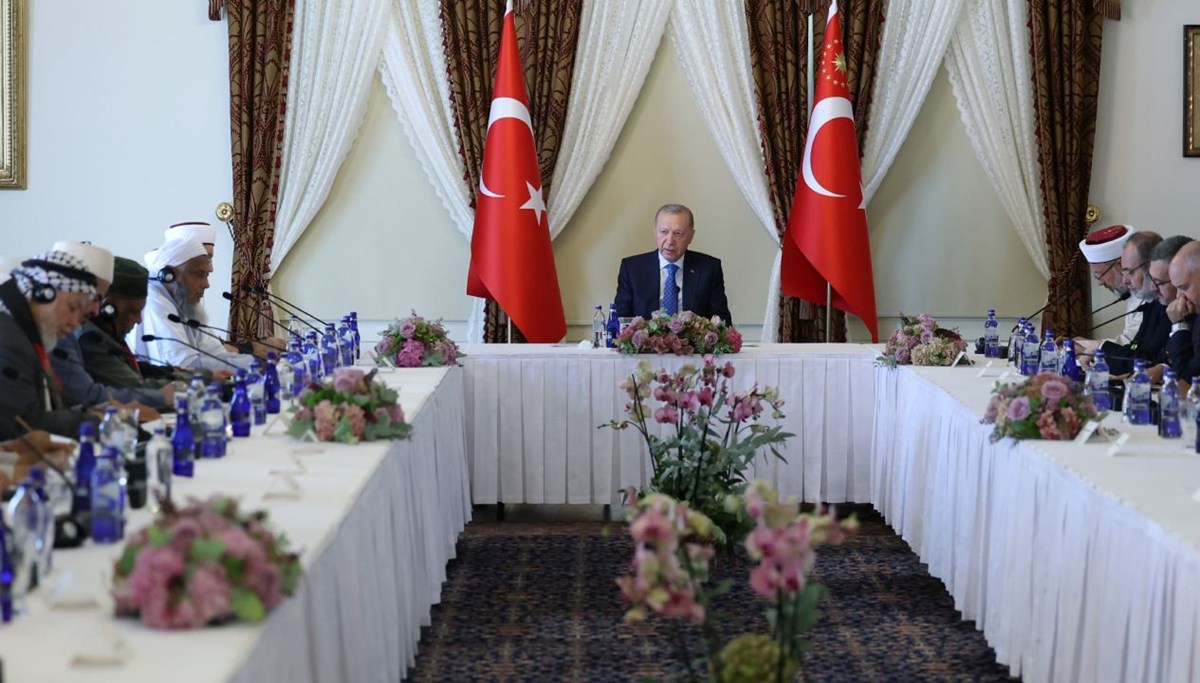 Erdoğan, Müslüman Alimler Birliği heyetini kabul etti