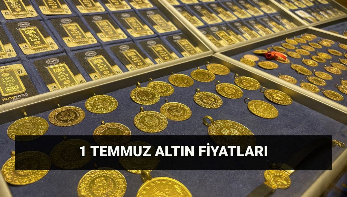 Canlı gram altın ve çeyrek altın fiyatı: 1 Temmuz anlık altın fiyatları | Bugün altın kaç TL?