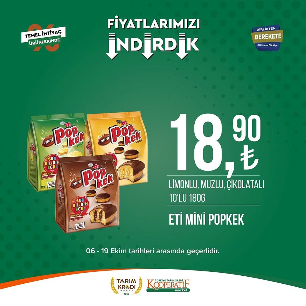 İNDİRİM BUGÜN BAŞLADI! Tarım Kredi Kooperatifi Market İndirim Kataloğu | Siirt Olay Haber Tarım Kredi Kooperatif Market ekim ayına özel yeni indirimli ürünler listesi: Yüzde 50 indirim bugün başlıyor (16 Ekim-2 Kasım 2023 Tarım Kredi Market indirimleri) - 65