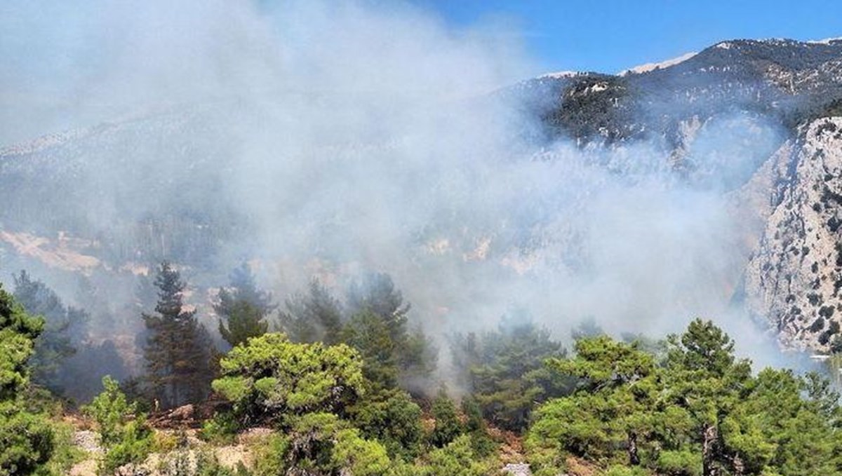 Antalya'da orman yangını