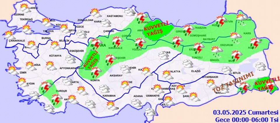 Dikkat! Meteoroloji saat verip uyardı: Yurdun büyük bölümünde etkili olacak