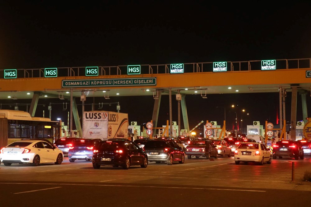 Tatilciler dönüyor: Trafik her geçen saat artıyor - 8