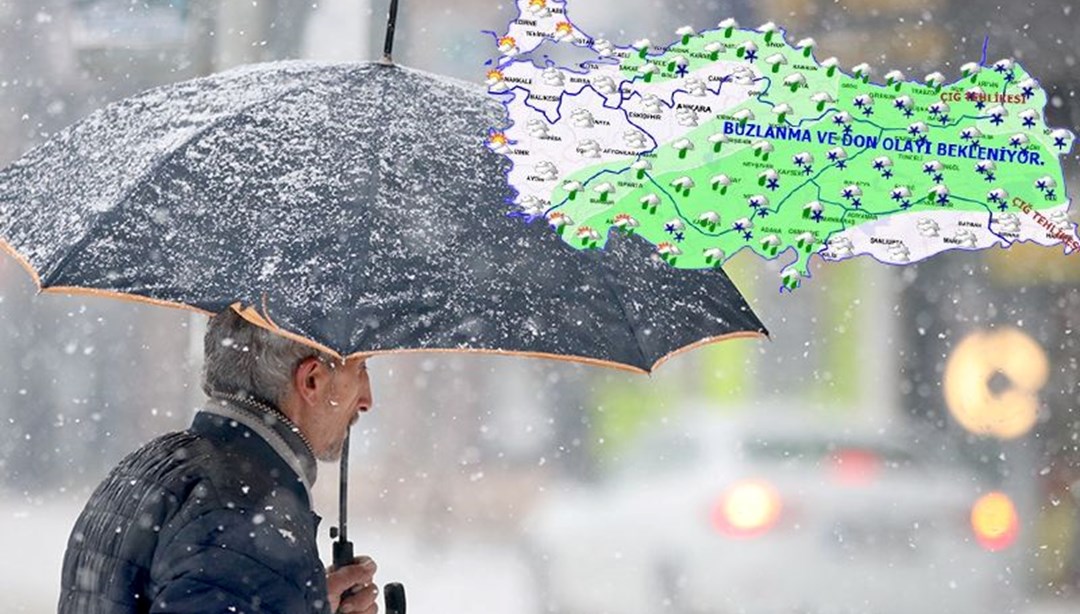 Meteoroloji'den kuvvetli sağanak ve kar yağışı uyarısı