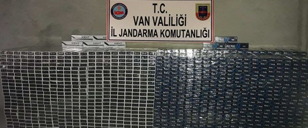 Van’da 23 bin 120 paket kaçak sigara ele geçirildi