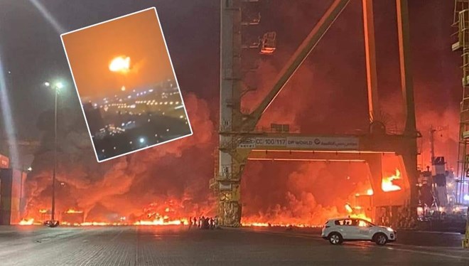 Dubai'de şiddetli patlama