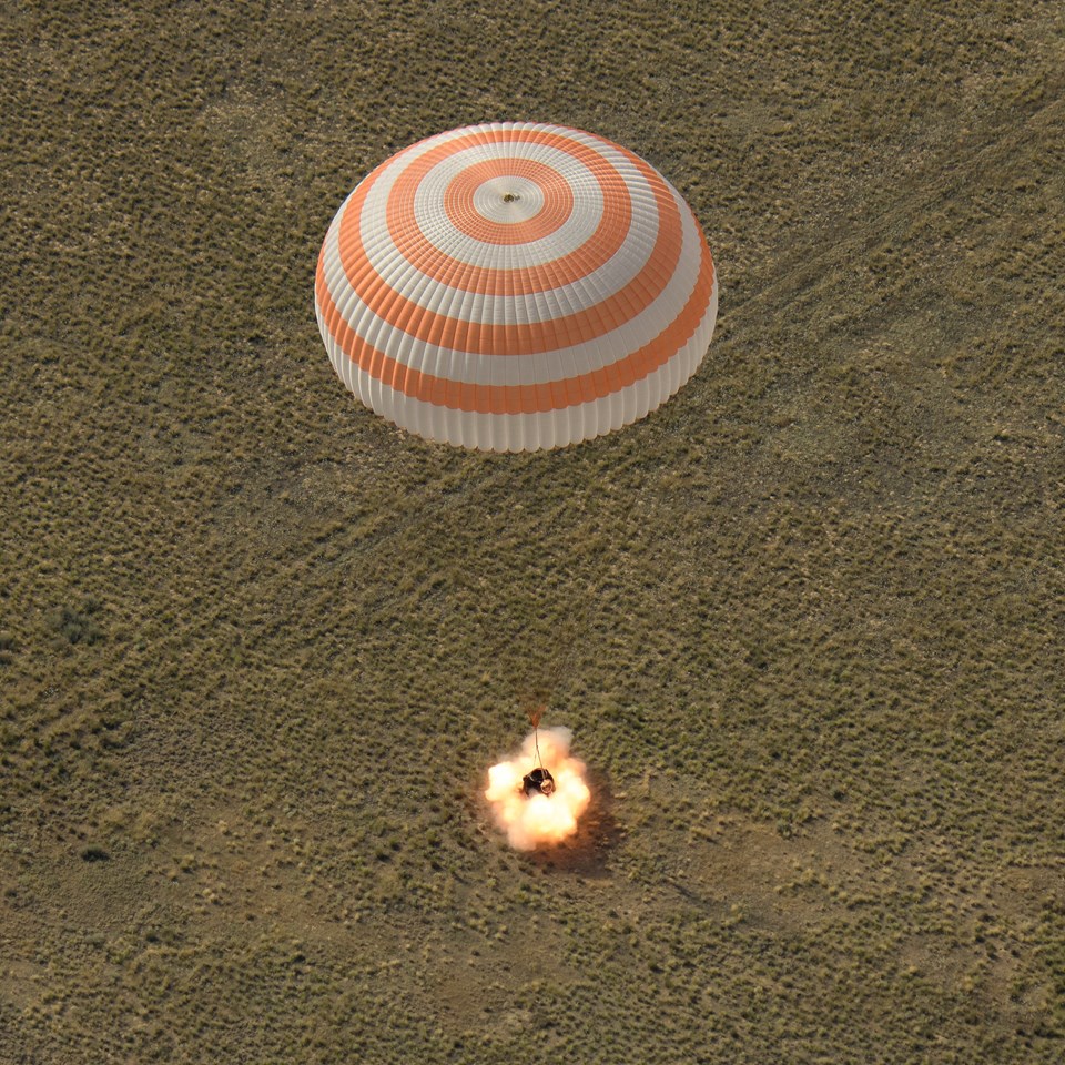 Soyuz MS 11kapsülü  204 gün sonra Dünya'ya döndü - 1