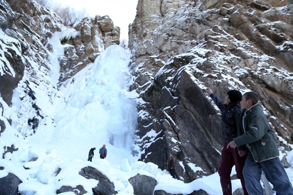 Türkiye'nin en uzun buz şelalesi Erzurum'da bulundu - 7