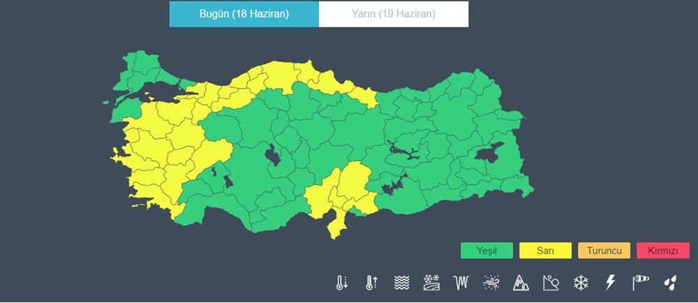 Meteoroloji'den 28 ile sarı kodlu uyarı: Sağanak yağışlara dikkat! - 4