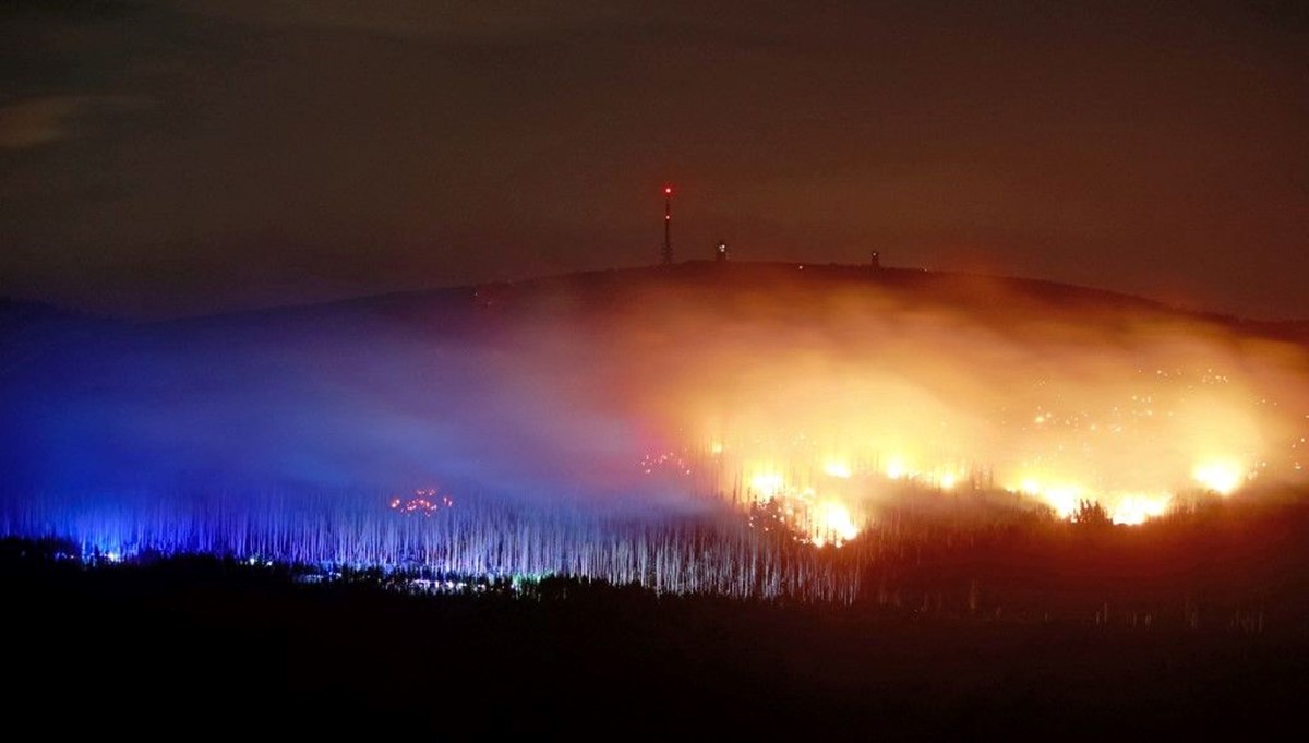 Almanya’da orman yangını: Harz Dağları'nda müdahale sürüyor