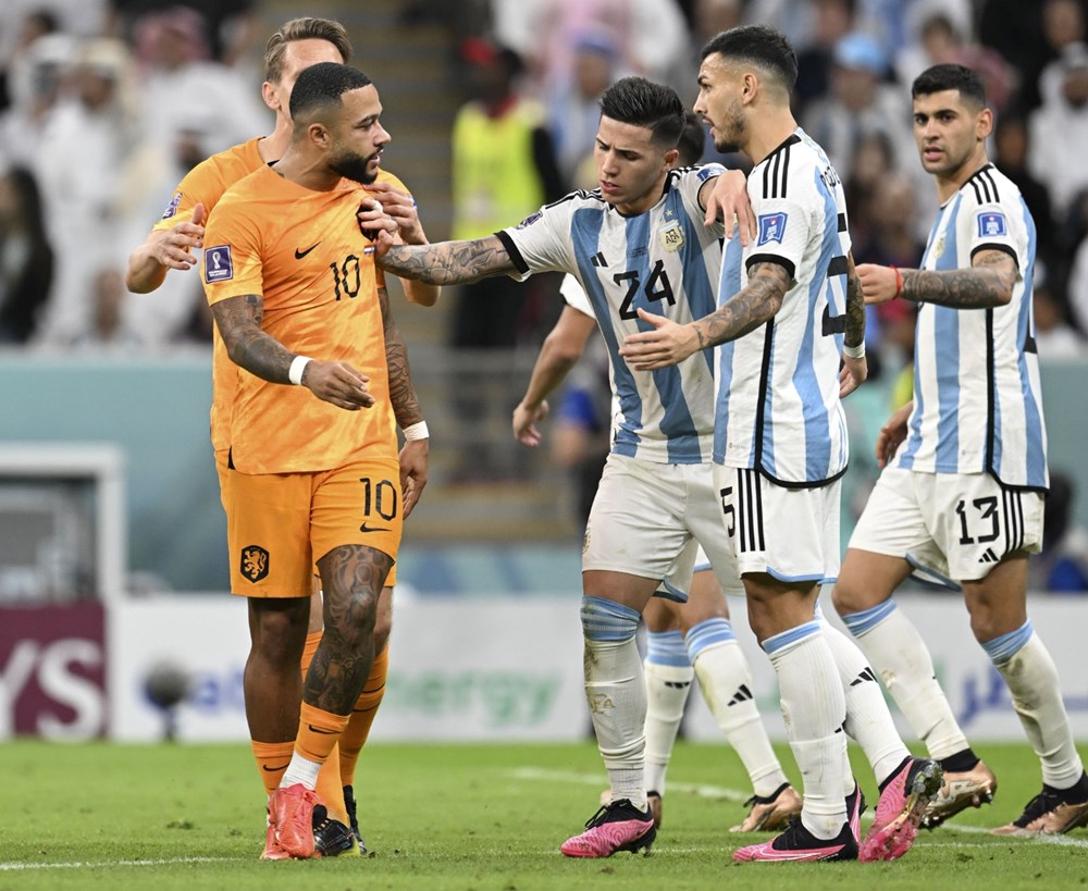 Arjantin'in Hollanda'yı elediği maçta tepki çeken kare - 31