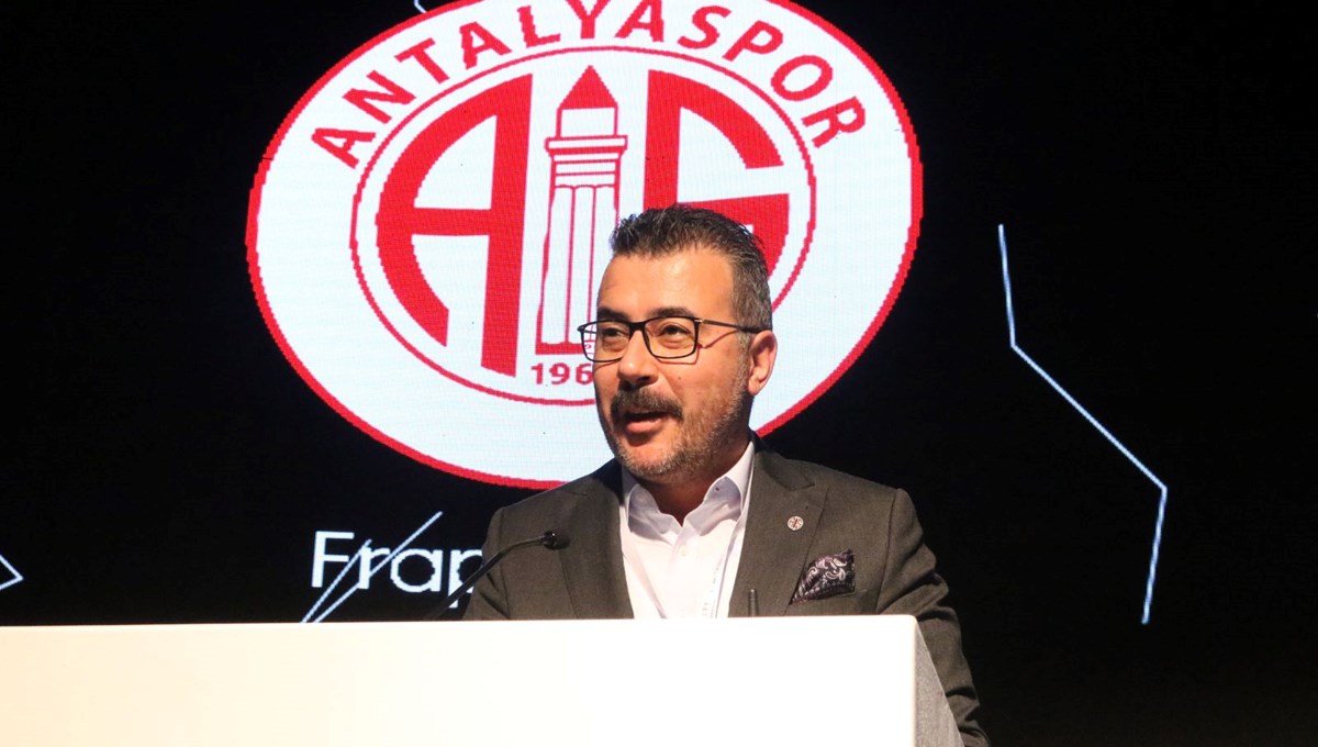 Antalyaspor'da Başkan Aziz Çetin'den istifa kararı