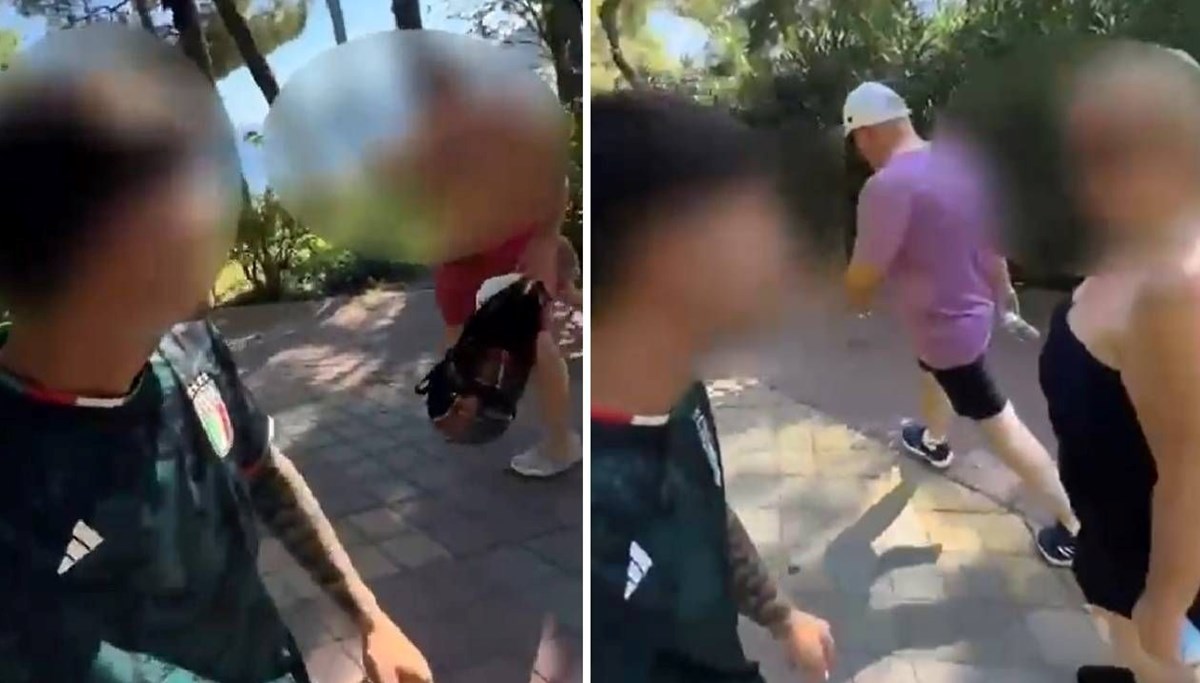 "Turistlere takılıyorum" paylaşımı emniyette bitti