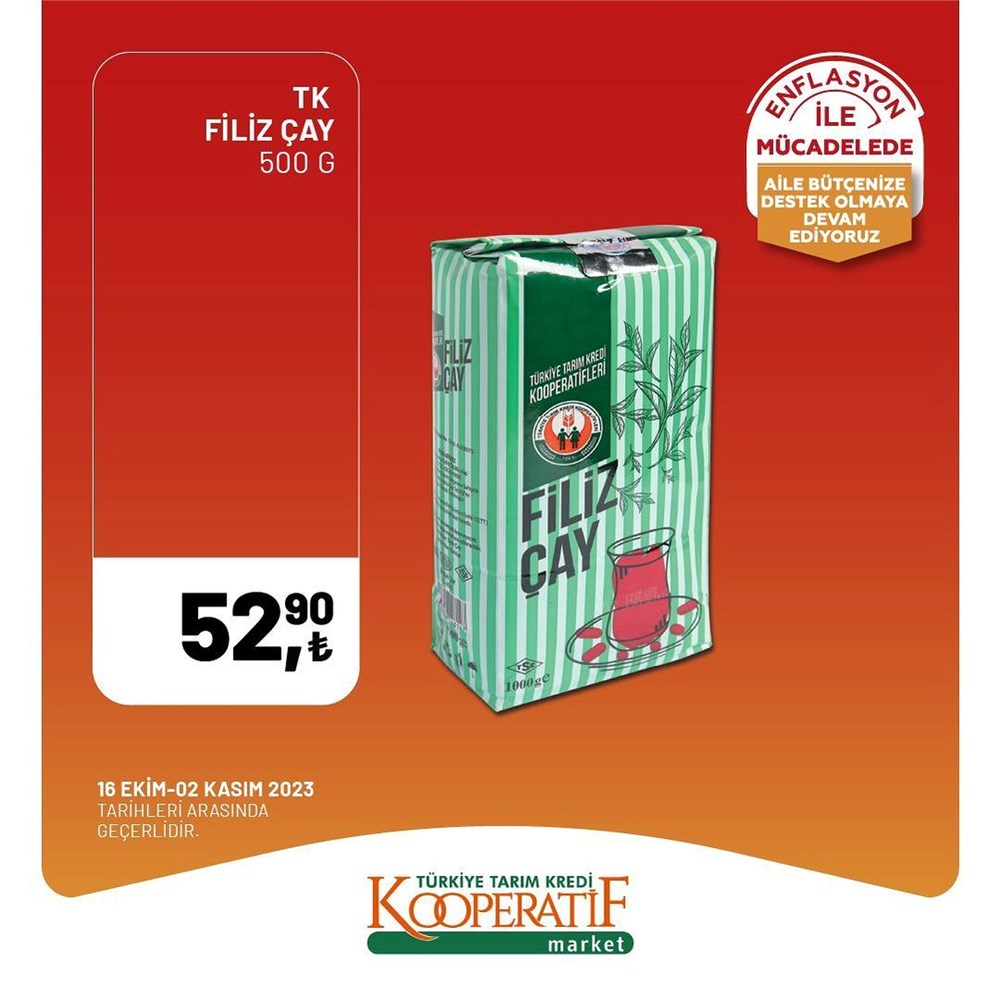 İNDİRİM BUGÜN BAŞLADI! Tarım Kredi Kooperatifi Market İndirim Kataloğu | Siirt Olay Haber Tarım Kredi Kooperatif Market ekim ayına özel yeni indirimli ürünler listesi: Yüzde 50 indirim bugün başlıyor (16 Ekim-2 Kasım 2023 Tarım Kredi Market indirimleri) - 17