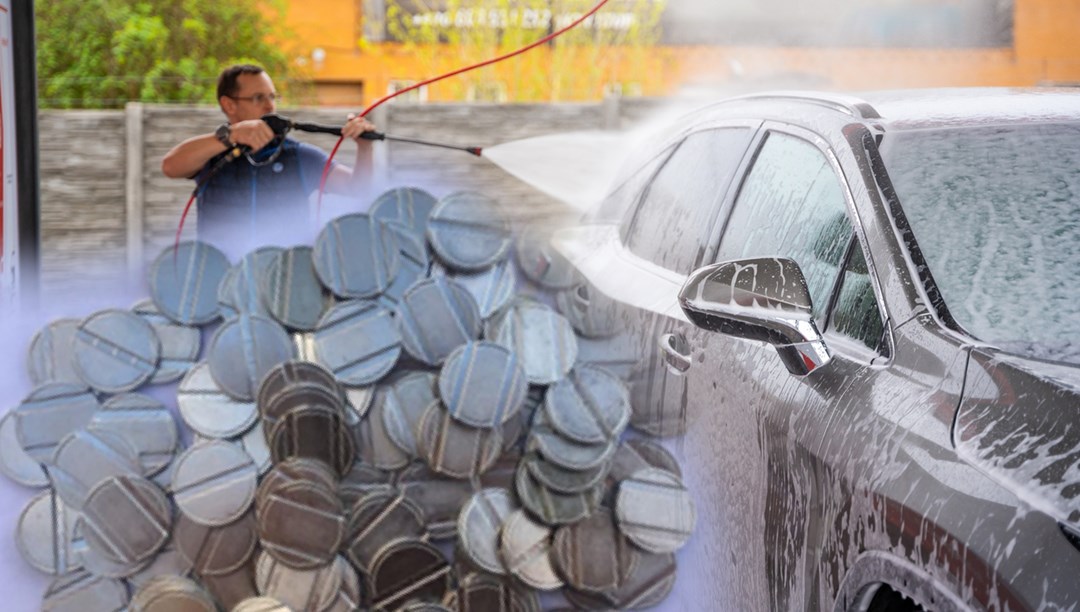 Oto yıkamayı bedavaya getiriyorlar... Demir jetonların satışı devam ediyor