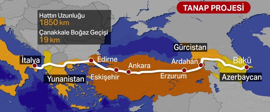 TANAP'tan Türkiye'ye gelen gaz 1 milyar metreküpü aştı - Son Dakika Ekonomi Haberleri | NTV Haber