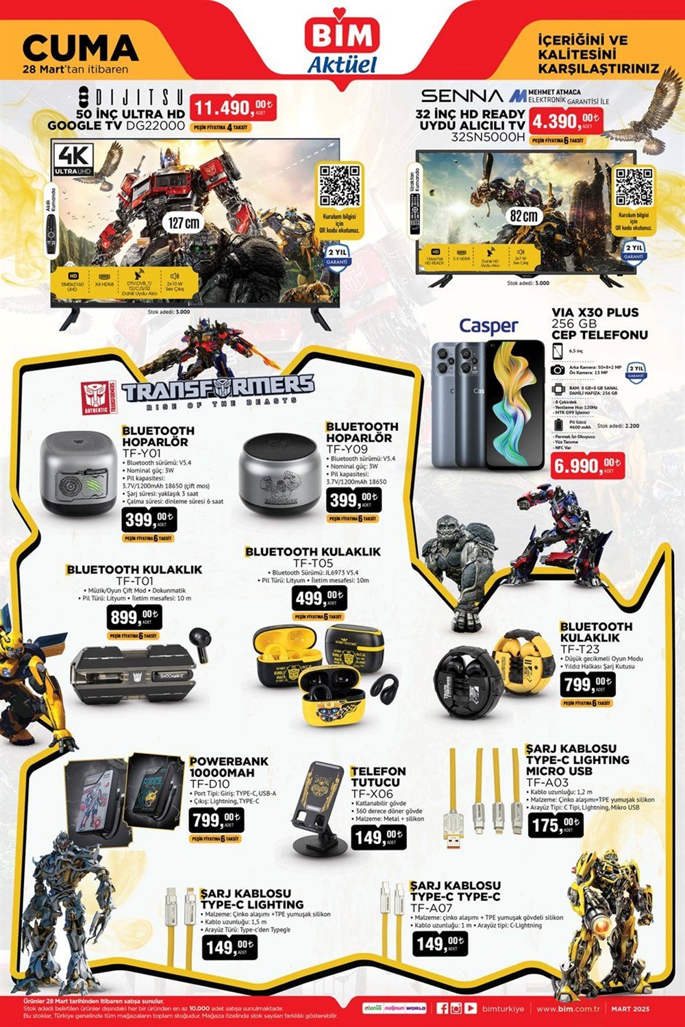 Salı günü satışta! BİM Aktüel Kataloğu 25 - 28 Mart: BİM'de bu hafta hangi ürünler indirimde? Airfryer, kahve makinesi,saç şekillendirici, ağaç kesme motoru, hortum seti, oturma grubu... - 5