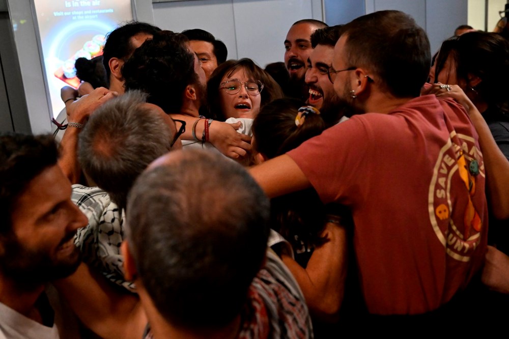 Sumud aktivistleri kahramanlar gibi karşılandı - 9