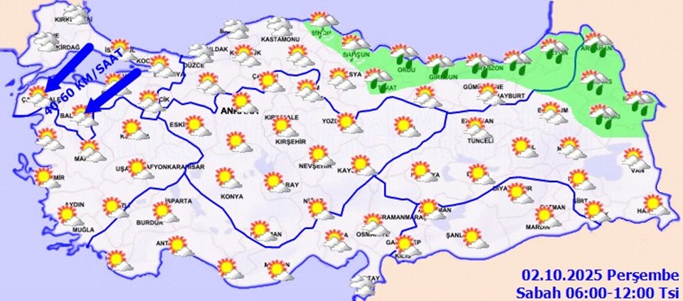 Fırtınayla birlikte yeni yağış dalgası geliyor - 1