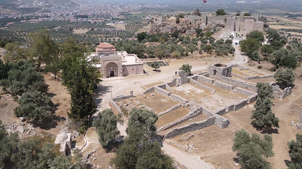 Beçin Antik Kenti'ndeki kazılarda Menteşeoğulları Beyliği döneminden sarnıç bulundu - 1