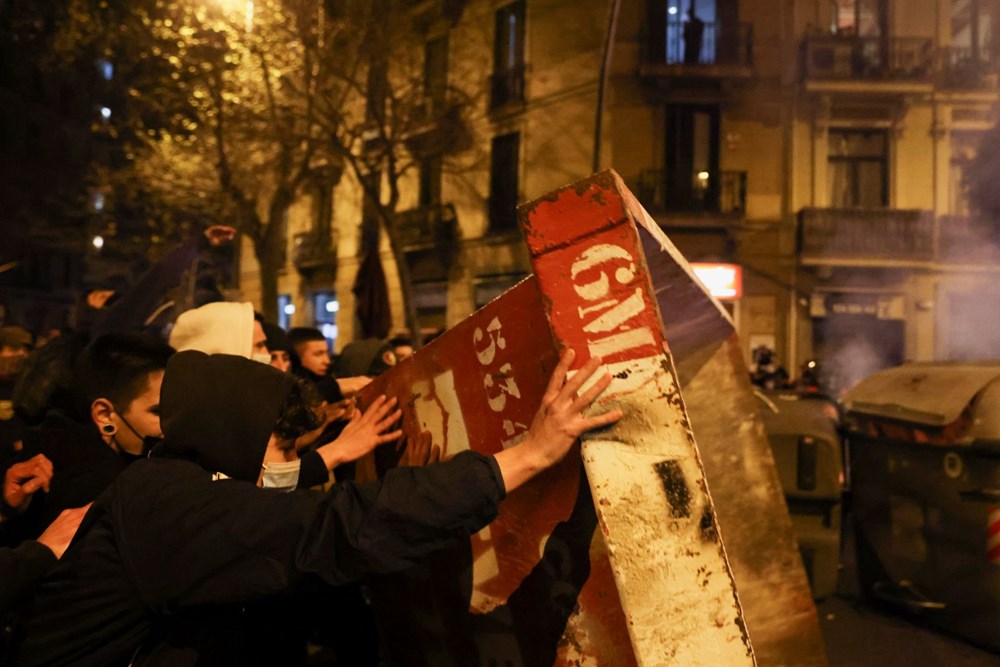 İspanya'da tutuklanan rapçi Hasel'e destek gösterileri üçüncü gününde - 8