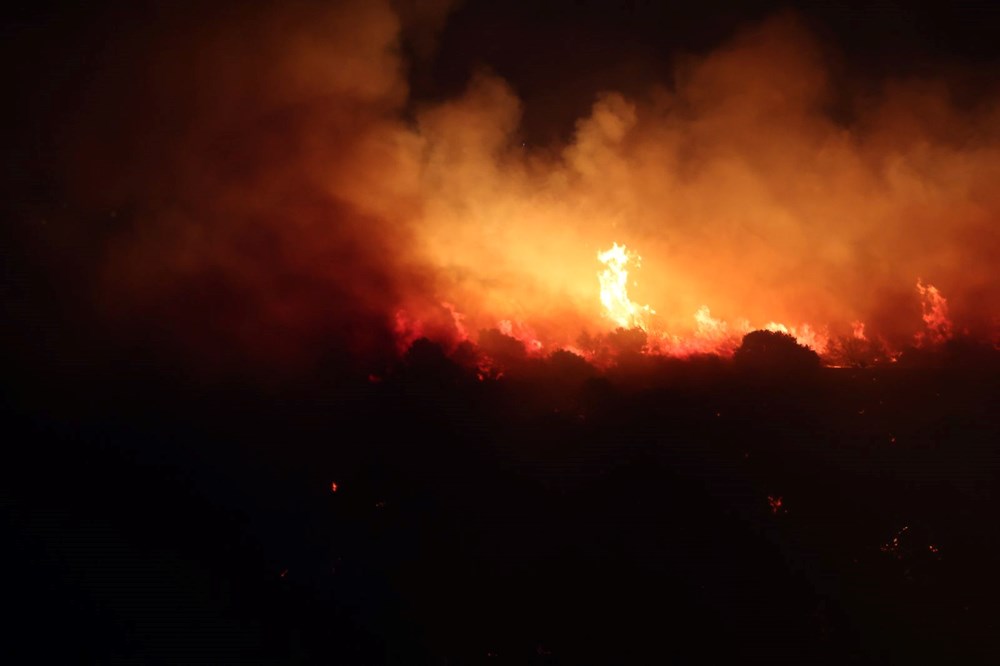 "Kırmızı alarm" verildi: İtalya'nın Sicilya Adası'nda orman yangınları sürüyor - 6