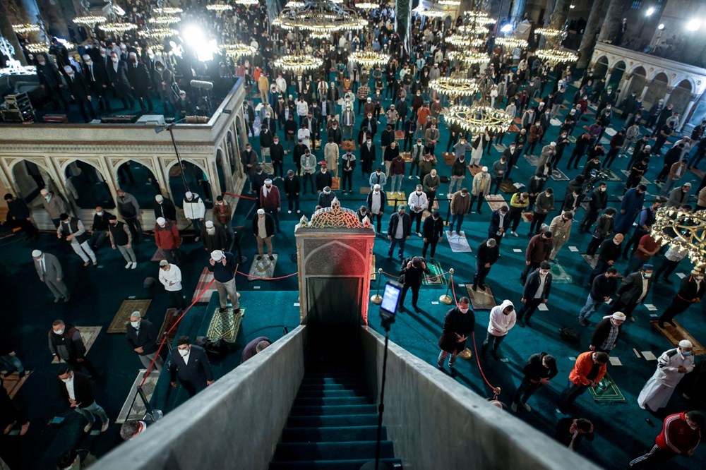 Ayasofya'da 87 yıl sonra ilk Ramazan Bayramı namazı kılındı - 10