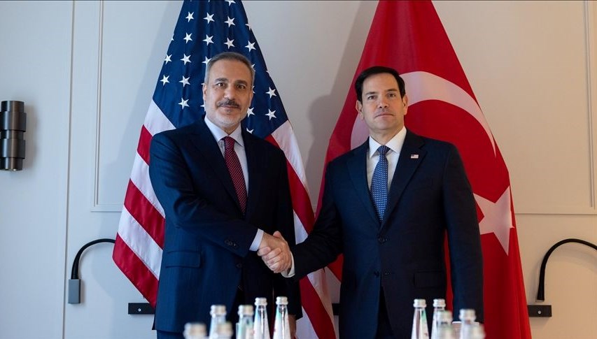 Fidan, ABD'li mevkidaşıyla görüştü