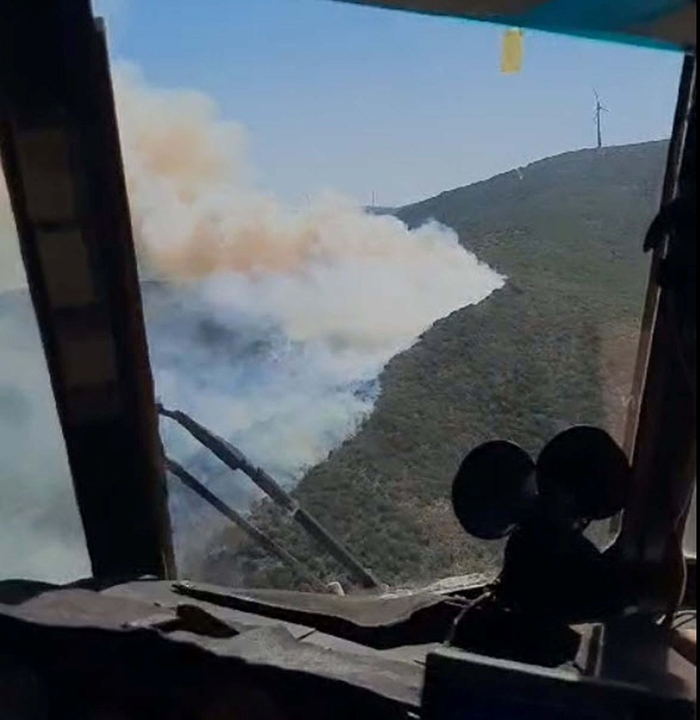 İzmir’de orman yangını: Havadan ve karadan müdahale başladı - 4