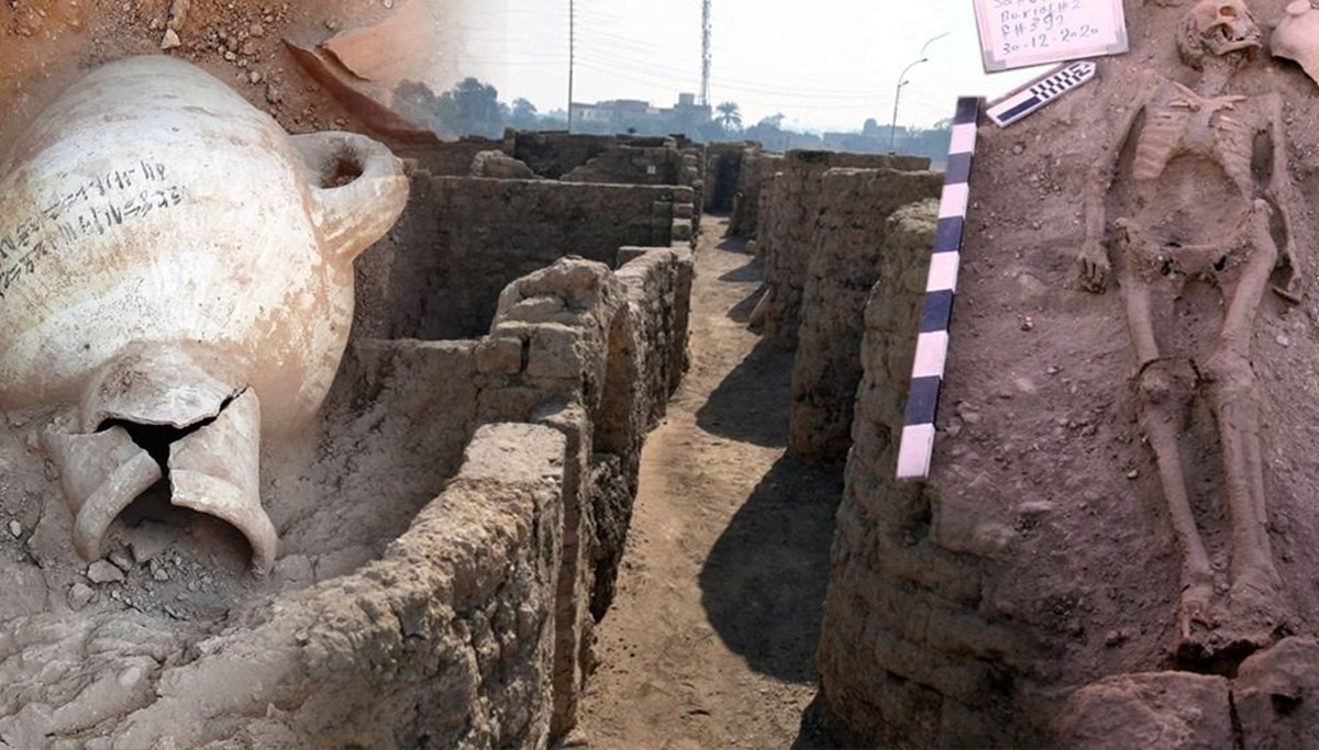 Mısır'da Tutankhamun'un mezarının ardından en büyük arkeolojik buluş: 3 bin yıllık antik kentten fotoğraflar