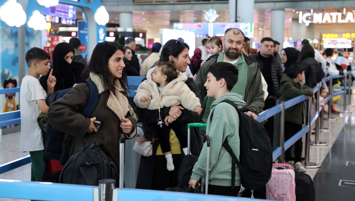 İstanbul Havalimanı'nda yarıyıl tatili yoğunluğu