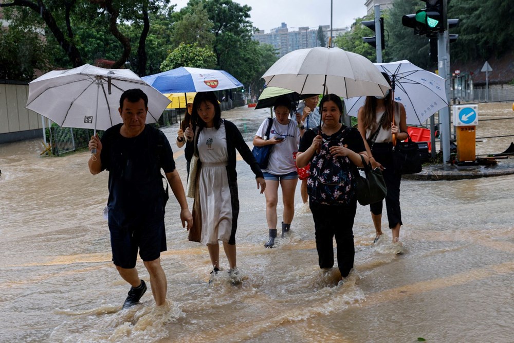 hong kong'da hayat durma noktasında: 140 yılın en şiddetli yağışı - son  dakika dünya haberleri | ntv haber