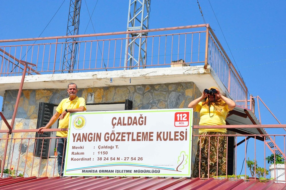 “Duman gözcüsü” emekli oldu, nöbeti eşine devretti - 3