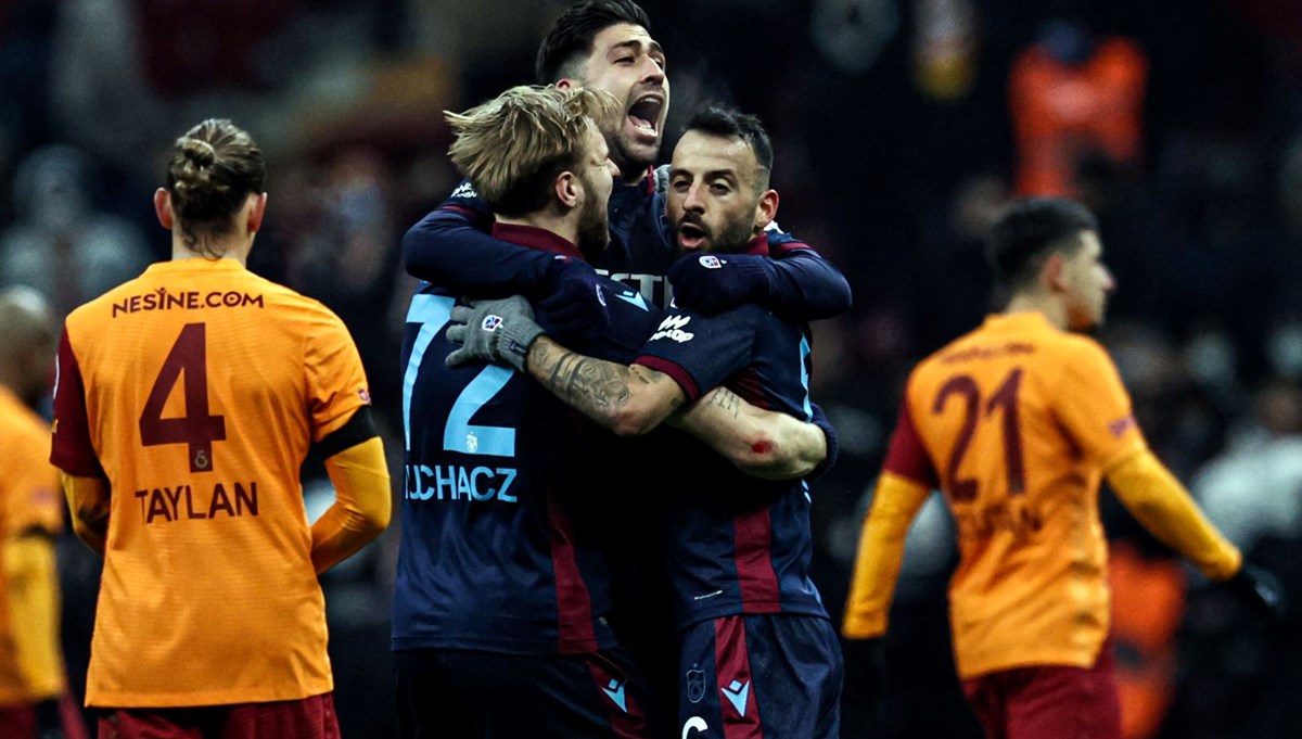 Dev maçta kazanan Trabzonspor (Galatasaray-Trabzonspor maç sonucu)