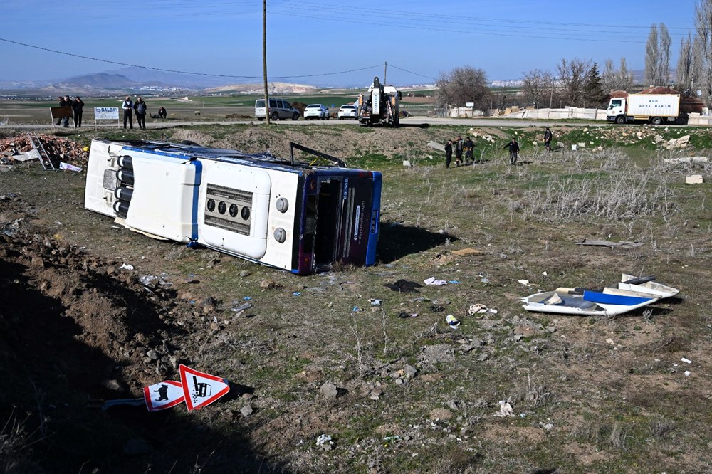 Ankara’da EGO otobüsü devrildi: 16 yaralı - 2