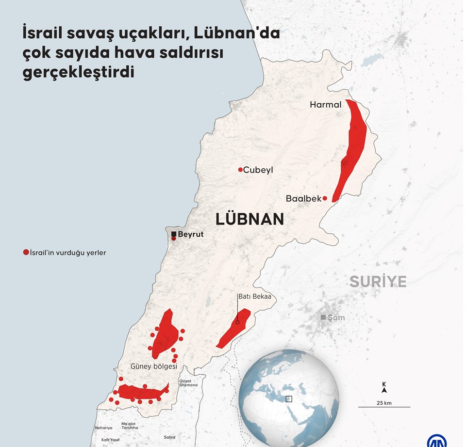 Arap ülkelerinden İsrail'in Lübnan'a yönelik saldırılarına tepki - 1