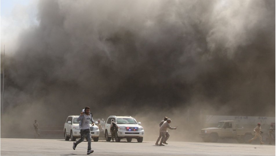 Yemen Aden Havalimanı'nda patlama: 27 ölü