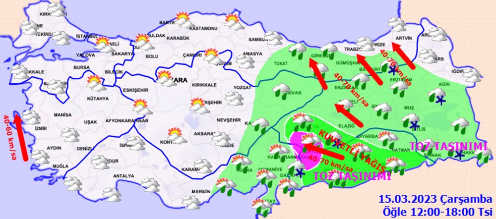 Meteoroloji'den deprem bölgesine turuncu kodlu uyarı (Bugün hava nasıl olacak?) - 5