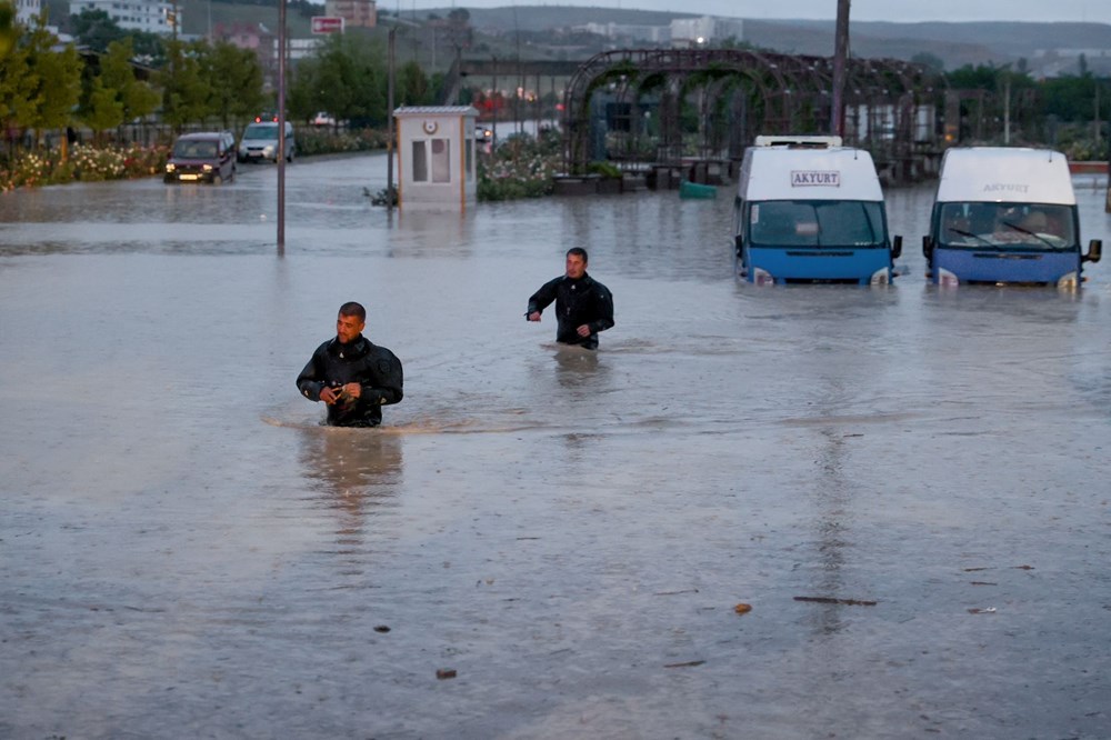 Ankara'nın Akyurt ilçesini sel vurdu - 4