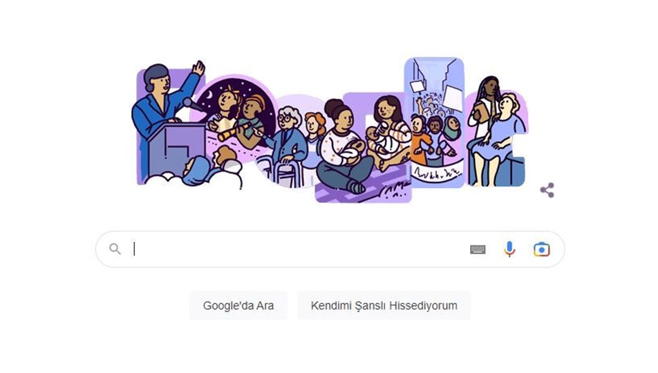 Google''dan 8 Mart Dünya Kadınlar Günü''ne özel doodle