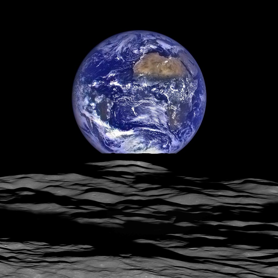 Ay’dan çekilen Dünya’nın en net görüntüsü - 1