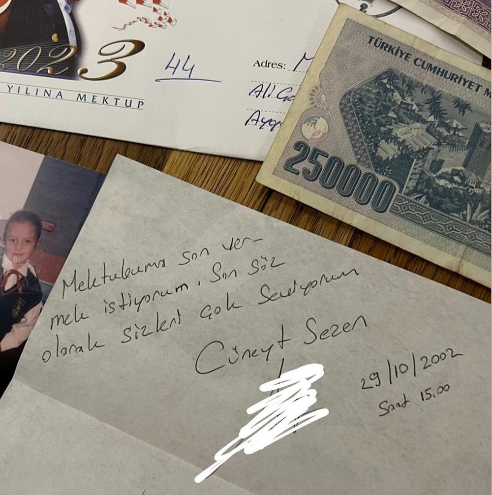 Melis Sezen’in babasının 21 yıl önce yazdığı mektup ortaya çıktı - 5