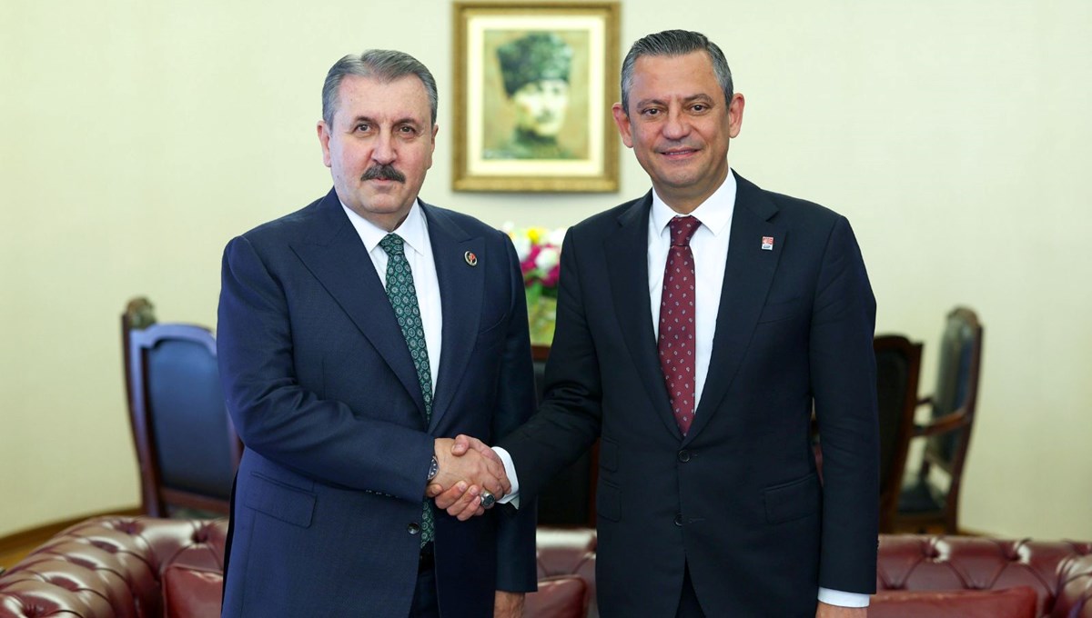 Mustafa Destici'den Özgür Özel'e ziyaret Mustafa Destici'den Özgür Özel'e ziyaret