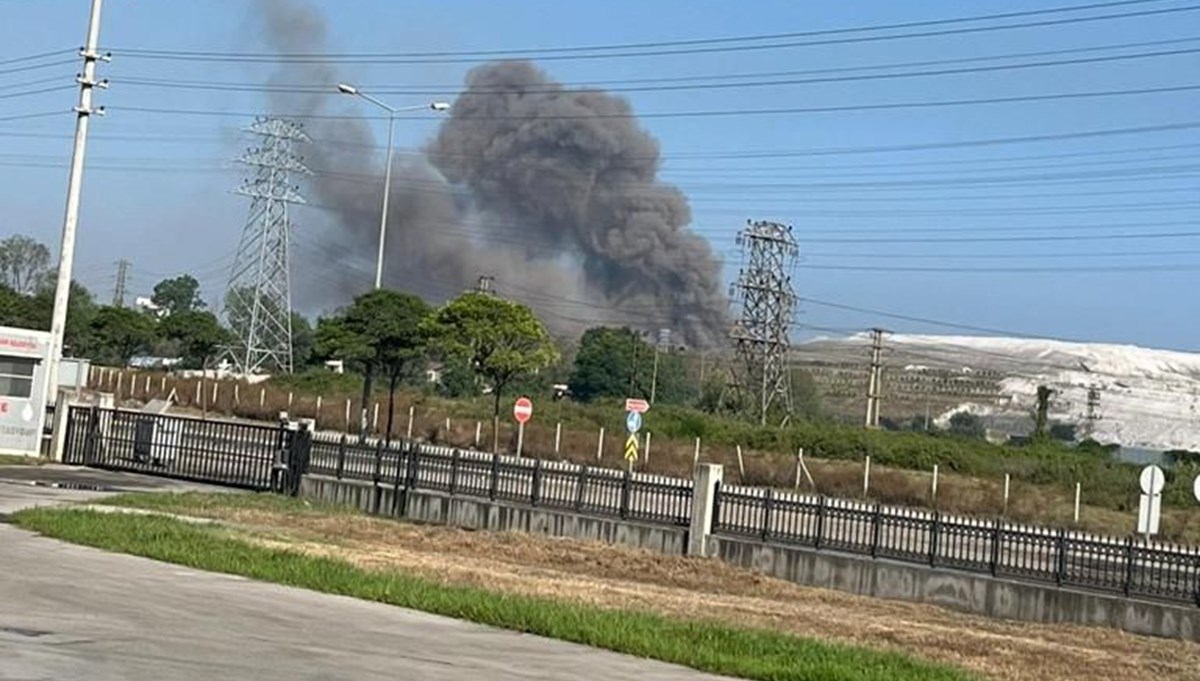 Samsun'da fabrikada patlama