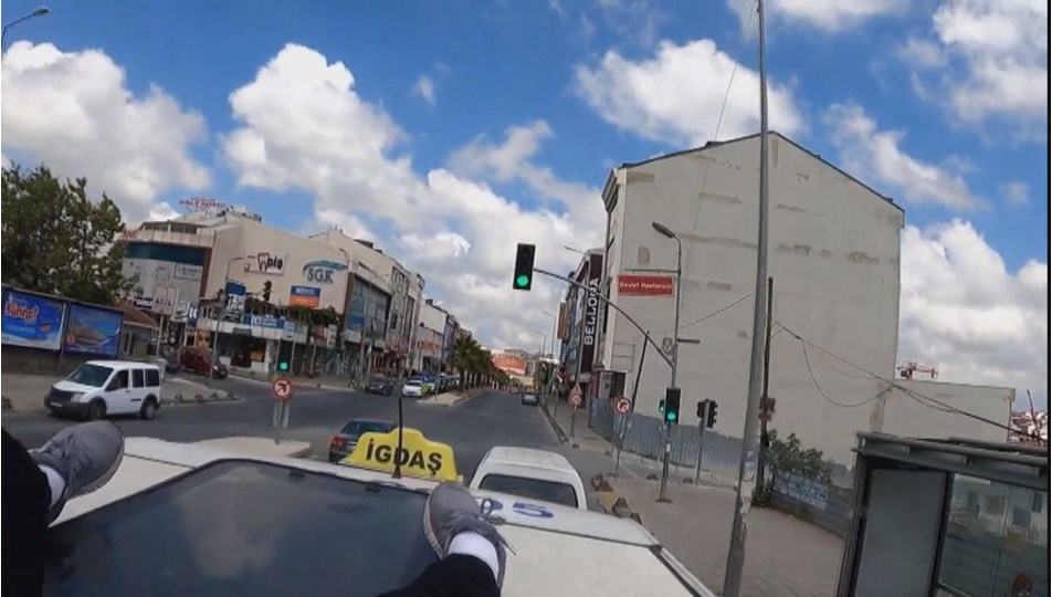 Minibüs üzerinde yolculuğa gözaltı