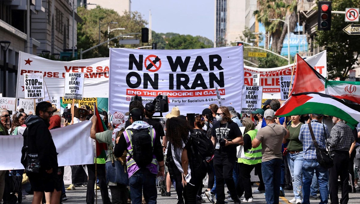 New York'ta İran protestosu