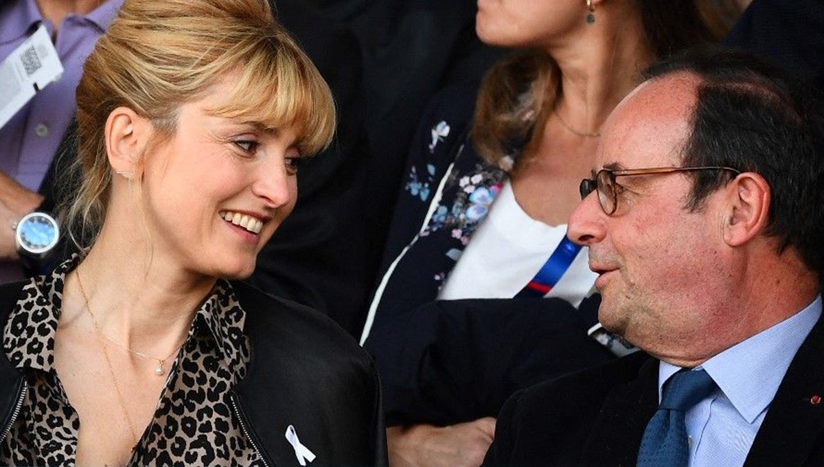 Fransa’nın eski Cumhurbaşkanı Francois Hollande ile oyuncu Julie Gayet evlendi