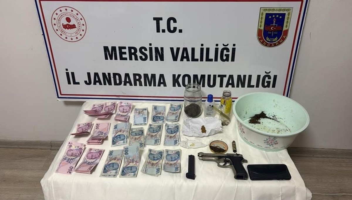 Mersin'de uyuşturucu operasyonu