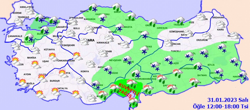 Meteoroloji'den 33 il için kar yağışı uyarısı (İstanbul, Ankara ve diğer illerde bugün hava nasıl olacak?) - 4