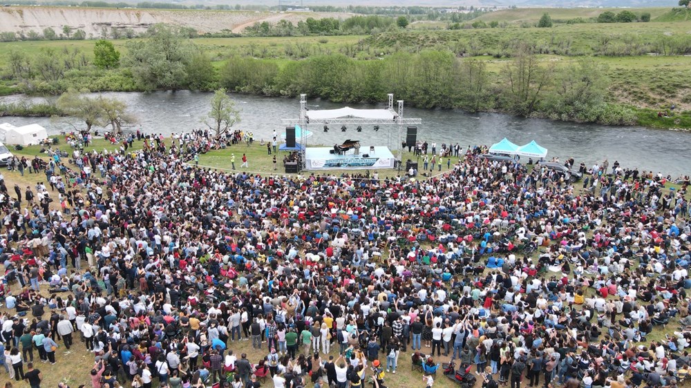 Fazıl Say, Munzur Çayı kıyısında konser verdi - 8